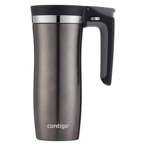 Newell Brands Distribution LLC Contigo 16 Oz. Handled Travel Mug - Gunmetal 2 Newell Brands Distribution LLC Contigo 16 Oz. Handled Travel Mug - Gunmetal 2