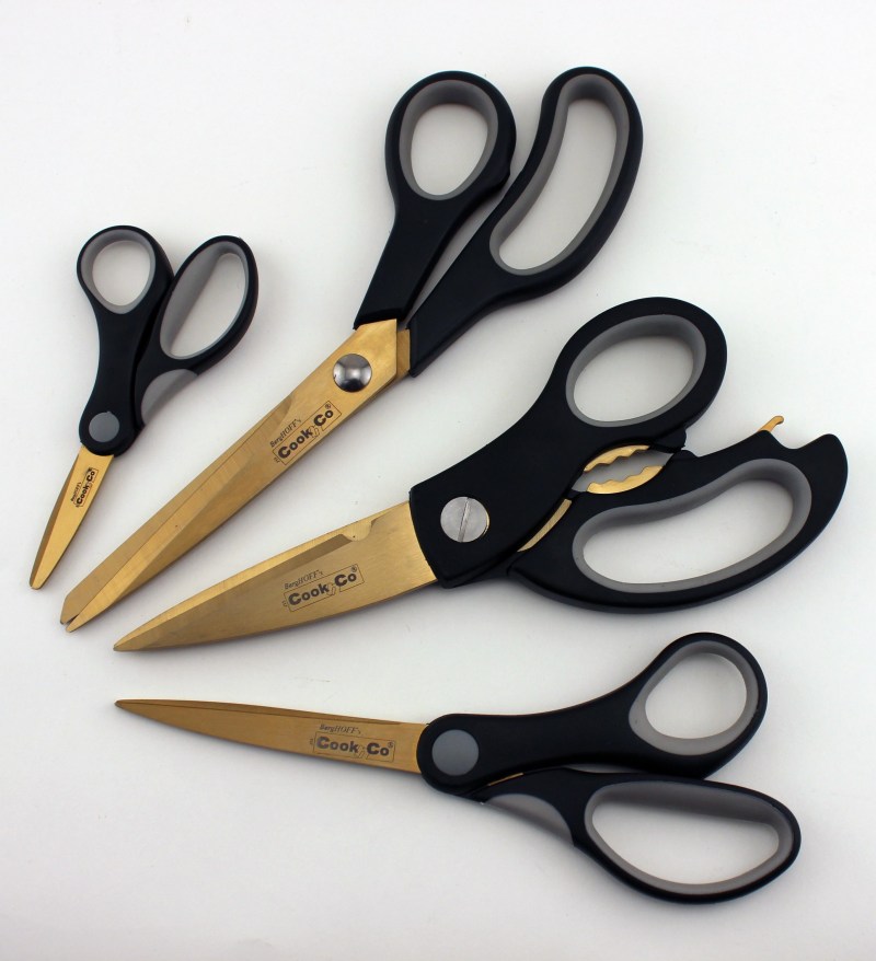 BergHoff Studio Gold Series Ti Scissors Set 4Pc 2 BergHoff Studio Gold Series Ti Scissors Set 4Pc 2