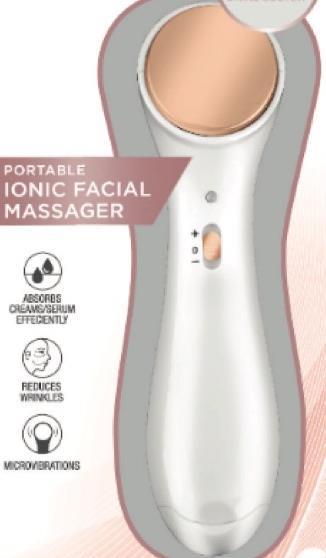 VivitarĀ® Ionic White Facial Massager 1 VivitarĀ® Ionic White Facial Massager 1