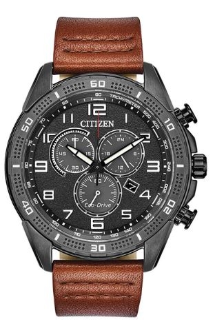 Citizen® Men%27s Eco-Drive® Gray Stainless Steel Watch w/Black Dial 1 Citizen® Men%27s Eco-Drive® Gray Stainless Steel Watch w/Black Dial 1