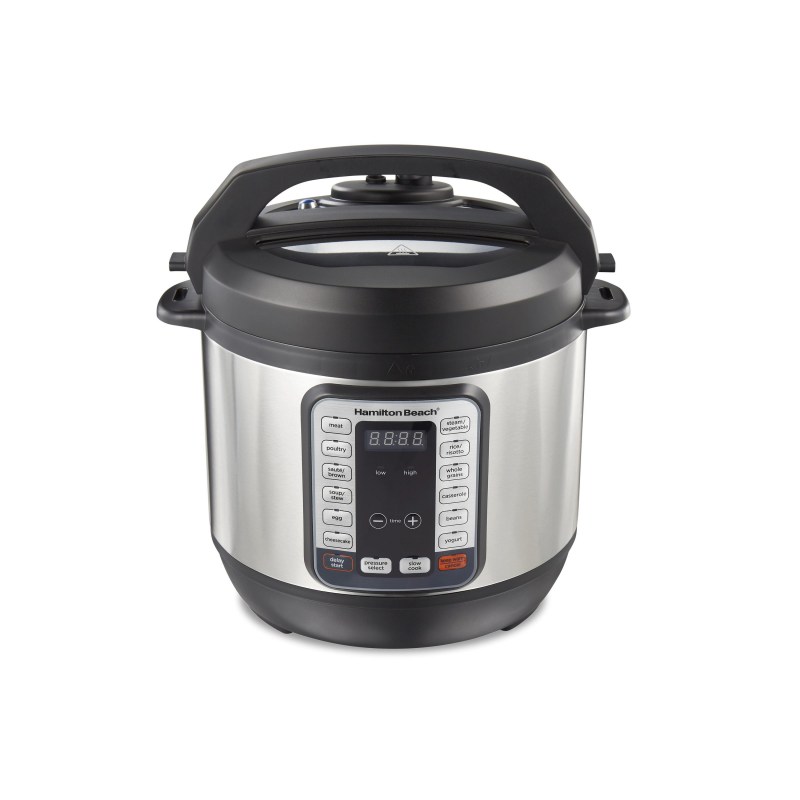 Hamilton Beach Quikcook Pressure Cooker, Multifunction, Slow Cooker, Rice Cooker, Steamer, Sauté, Eg 2 Hamilton Beach Quikcook Pressure Cooker, Multifunction, Slow Cooker, Rice Cooker, Steamer, Sauté, Eg 2