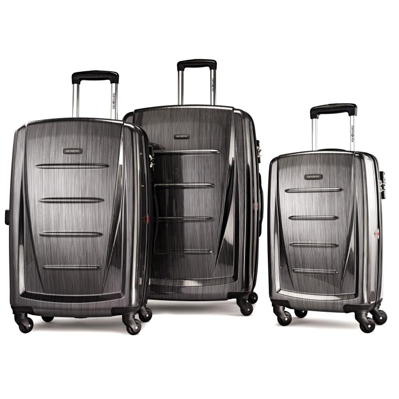 Samsonite® Winfield 2 3Pc Set (20/24/28) Luggage - Charcoal 2 Samsonite® Winfield 2 3Pc Set (20/24/28) Luggage - Charcoal 2