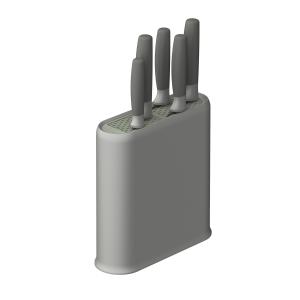 BergHoff Leo 6Pc Cutlery Set/Universal Knife Block 2 BergHoff Leo 6Pc Cutlery Set/Universal Knife Block 2