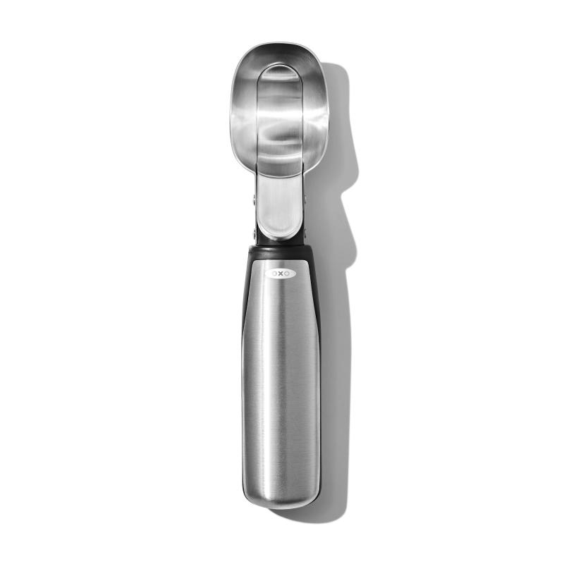 OXO Steel Lever Ice Cream Scoop 2 OXO Steel Lever Ice Cream Scoop 2