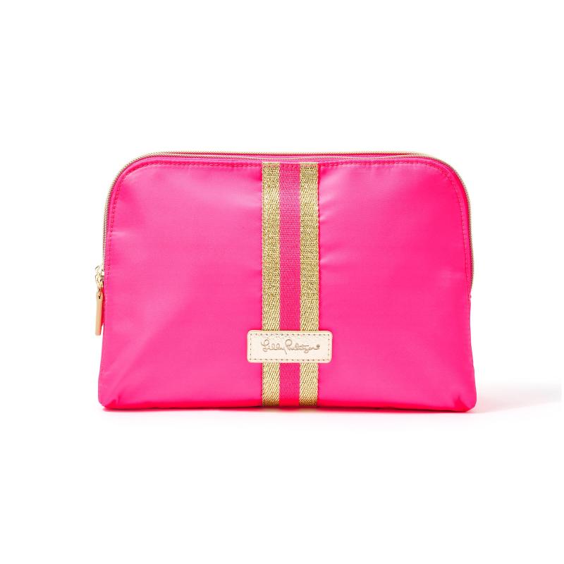 Lilly Pulitzer Thompson Travel Pouch - Pink Grenadine 2 Lilly Pulitzer Thompson Travel Pouch - Pink Grenadine 2
