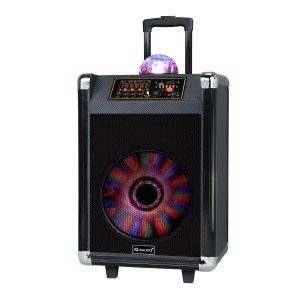 Supersonic® 12" Portable Bluetooth® DJ Speaker w/Disco Ball (Black) 1 Supersonic® 12" Portable Bluetooth® DJ Speaker w/Disco Ball (Black) 1