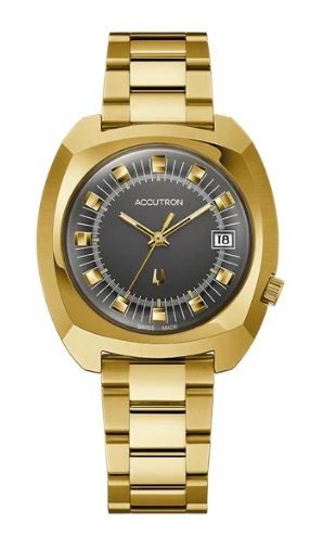 Citizen® Accutron Legacy Collection Automatic Watch, Gold-Tone Case w/Grey Dial 2 Citizen® Accutron Legacy Collection Automatic Watch, Gold-Tone Case w/Grey Dial 2