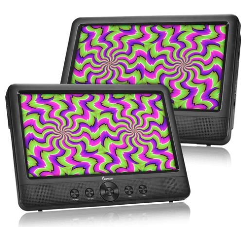 Impecca 10.1 inch Dual Screen DVD Player 1 Impecca 10.1 inch Dual Screen DVD Player 1