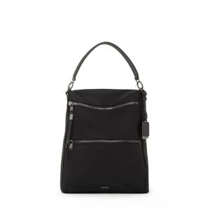 Tumi Voyageur Leigh Backpack/Tote- Black/Gunmetal 2 Tumi Voyageur Leigh Backpack/Tote- Black/Gunmetal 2