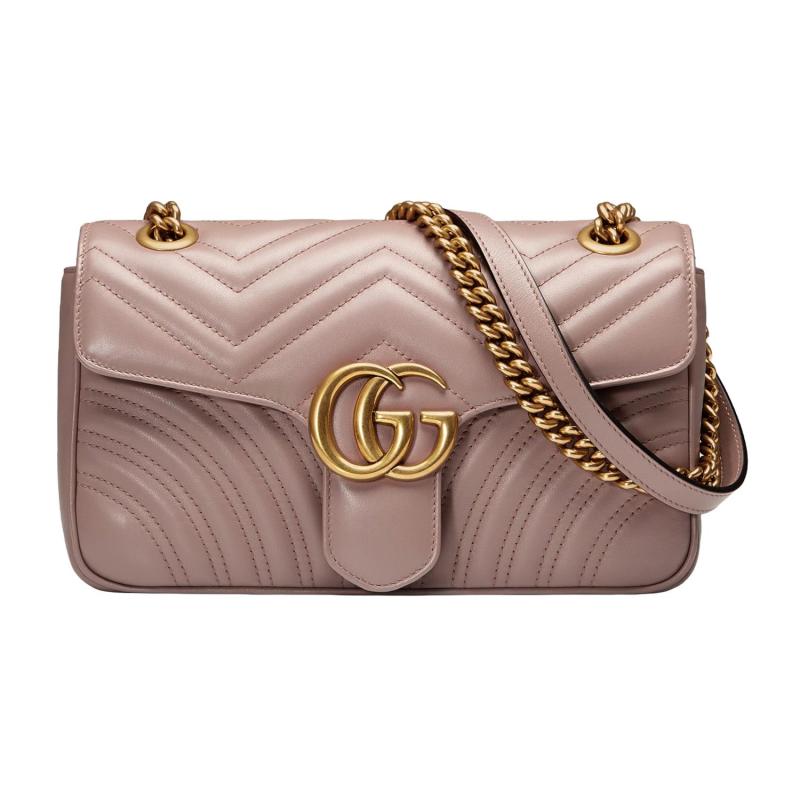 Gucci Gg Marmont Small Dusty Pink Shoulder Bag 2 Gucci Gg Marmont Small Dusty Pink Shoulder Bag 2