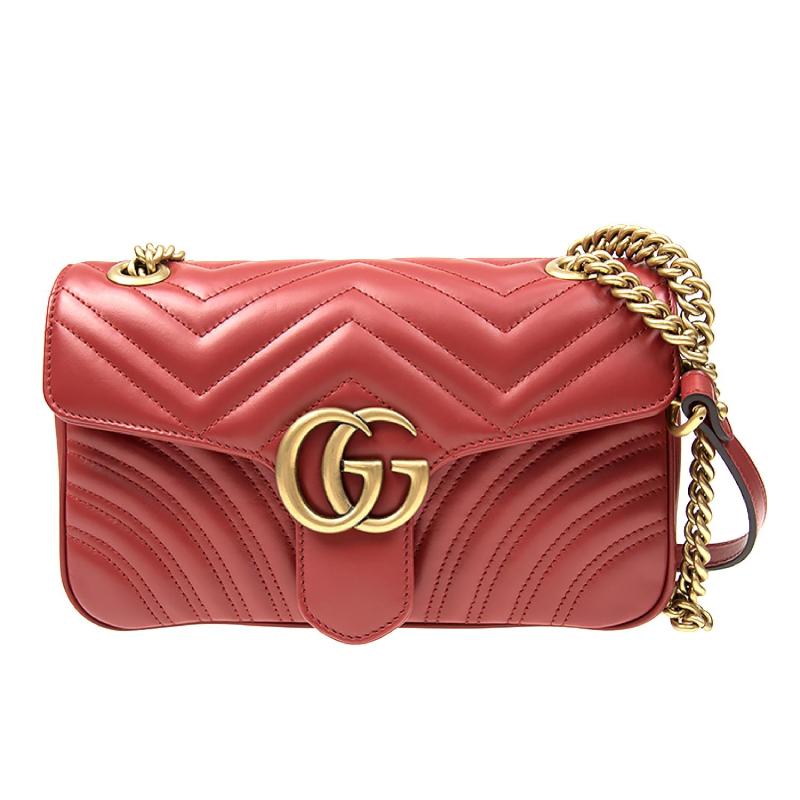 Gucci Gg Marmont Small Red Shoulder Bag 2 Gucci Gg Marmont Small Red Shoulder Bag 2