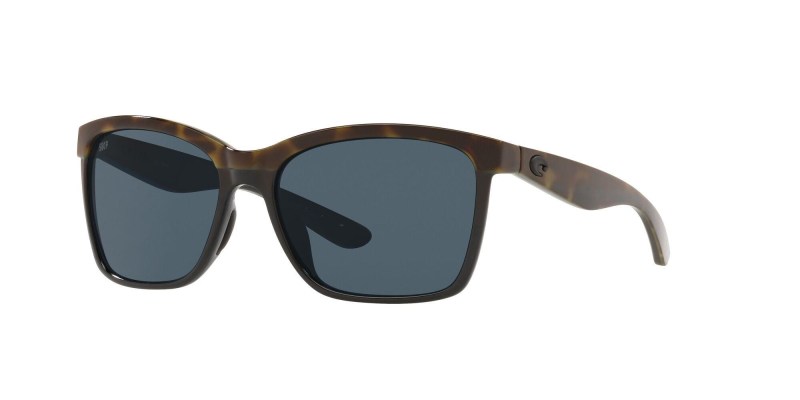Costa Del Mar Anaa Sunglasses - (Frame) Shiny Olive Tortoise, Black; (Lens) Gray, 580P 2 Costa Del Mar Anaa Sunglasses - (Frame) Shiny Olive Tortoise, Black; (Lens) Gray, 580P 2