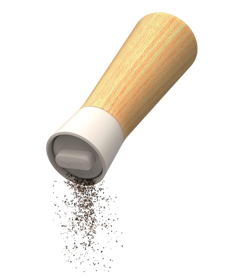 BergHoff Leo Balance 8" Recycled Wood w/Ceramic Grinder, Moonmist 2 BergHoff Leo Balance 8" Recycled Wood w/Ceramic Grinder, Moonmist 2