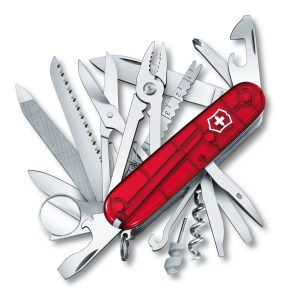 Victorinox Swiss Army Corporate Gifts Knife Swiss Champ- Translucent Ruby 2 Victorinox Swiss Army Corporate Gifts Knife Swiss Champ- Translucent Ruby 2