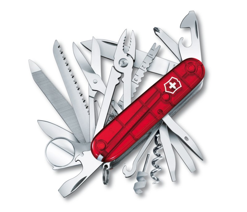 Victorinox Swiss Army Corporate Gifts Knife Swiss Champ- Translucent Ruby 2 Victorinox Swiss Army Corporate Gifts Knife Swiss Champ- Translucent Ruby 2