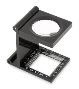 Carson® LinenTest™ 5X Thread Counting Loupe Magnifier 1 Carson® LinenTest™ 5X Thread Counting Loupe Magnifier 1
