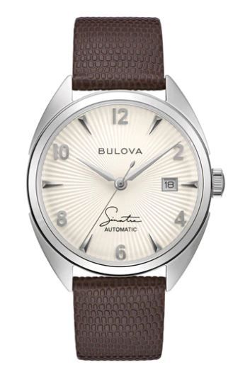 CitizenĀ® Bulova Frank Sinatra Men%27s Automatic Brown Lizard Strap Watch w/Silver White Dial 2 CitizenĀ® Bulova Frank Sinatra Men%27s Automatic Brown Lizard Strap Watch w/Silver White Dial 2