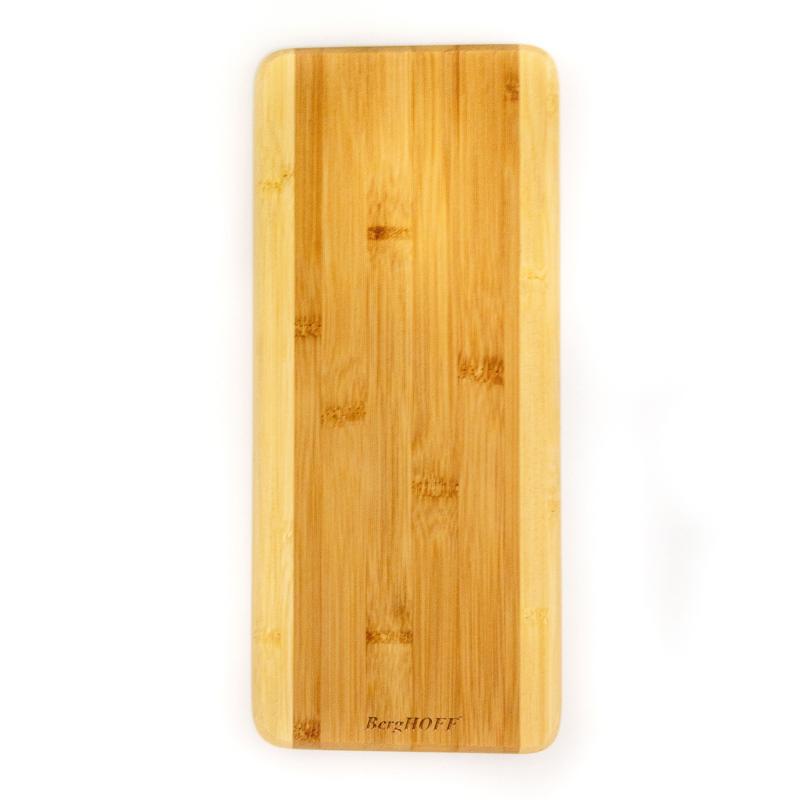 BergHoff Bamboo Long Rectangular Cutting Board, Two-Toned, 14.2X6X0.7" 2 BergHoff Bamboo Long Rectangular Cutting Board, Two-Toned, 14.2X6X0.7" 2