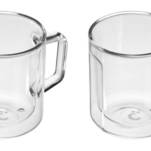 Corkcicle Glass Mug - 12Oz Double Pack - Clear 2 Corkcicle Glass Mug - 12Oz Double Pack - Clear 2