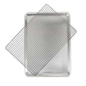 Nordic Ware Naturals® Big Sheet W/Oven-Safe Nonstick Grid 2 Nordic Ware Naturals® Big Sheet W/Oven-Safe Nonstick Grid 2