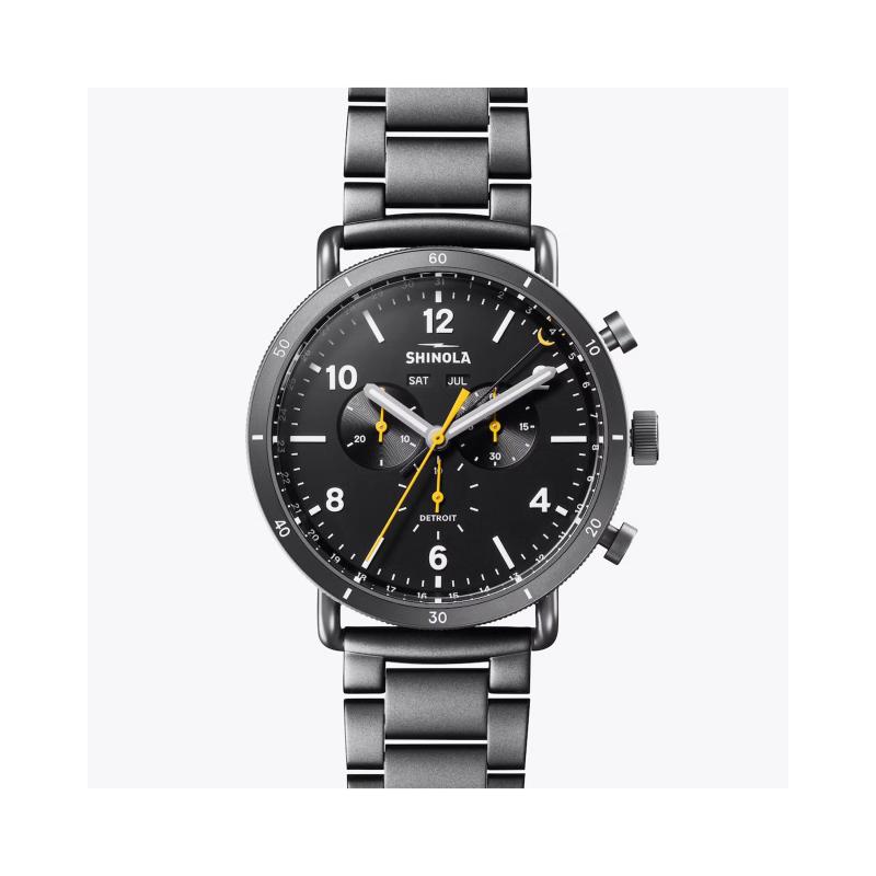 Shinola Mens%27 Canfield Sport Chronograph Gunmetal Pvd Stainless Steel Watch Black Dial 2 Shinola Mens%27 Canfield Sport Chronograph Gunmetal Pvd Stainless Steel Watch Black Dial 2