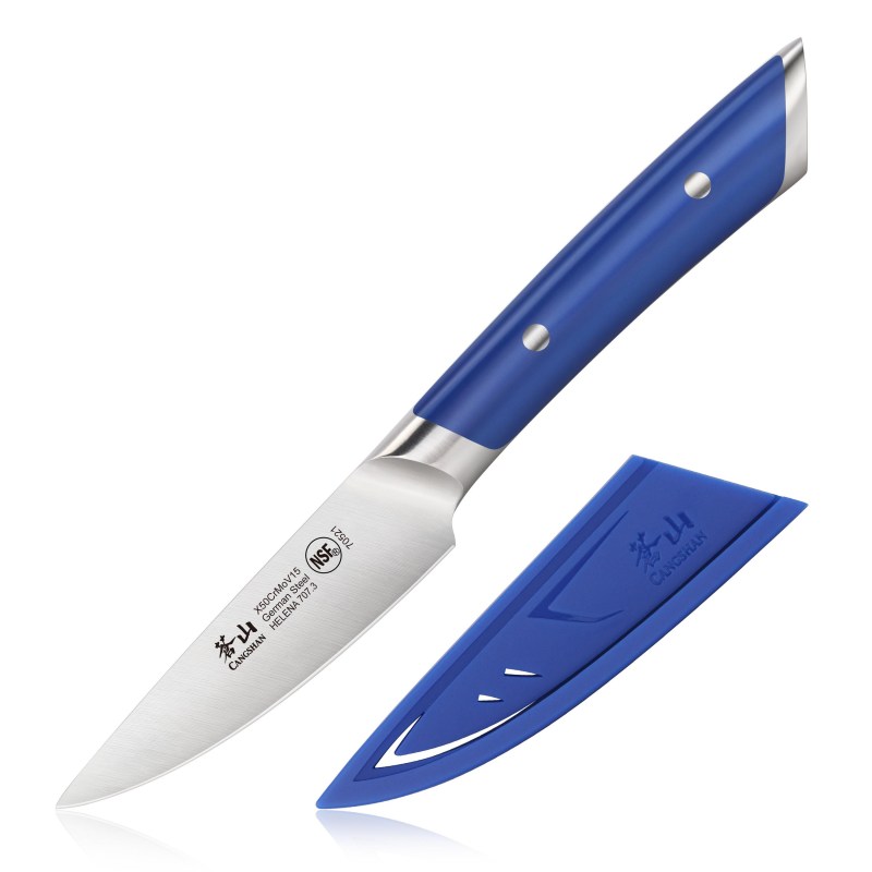 Cangshan 3.5-Inch Helena Paring Knife - Blue 2 Cangshan 3.5-Inch Helena Paring Knife - Blue 2