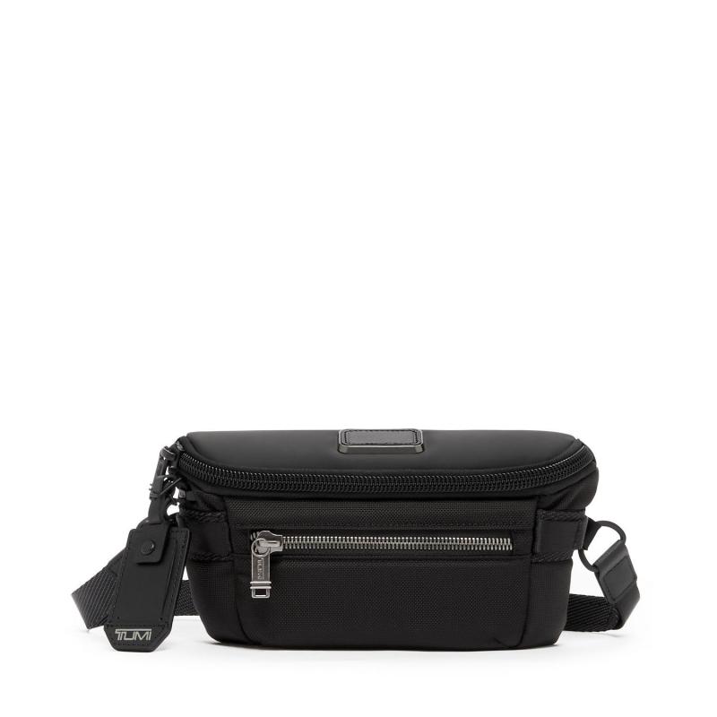 Tumi Alpha Bravo Classified Waist Pack Bag - Black 2 Tumi Alpha Bravo Classified Waist Pack Bag - Black 2