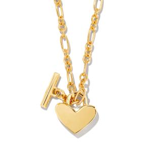 Kendra Scott Heart Padlock Pendant Necklace - Gold 2 Kendra Scott Heart Padlock Pendant Necklace - Gold 2