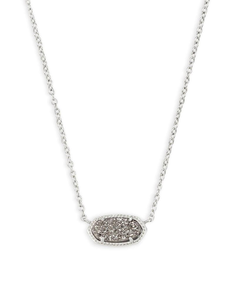 Kendra Scott Elisa Necklace - Platinum Drusy 2 Kendra Scott Elisa Necklace - Platinum Drusy 2