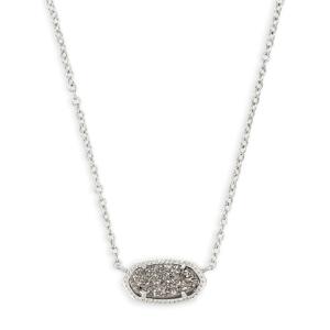 Kendra Scott Elisa Necklace - Platinum Drusy 2 Kendra Scott Elisa Necklace - Platinum Drusy 2