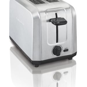 Hamilton Beach® Brushed Stainless Steel 2-Slice Toaster w/Extra Wide Slots 2 Hamilton Beach® Brushed Stainless Steel 2-Slice Toaster w/Extra Wide Slots 2