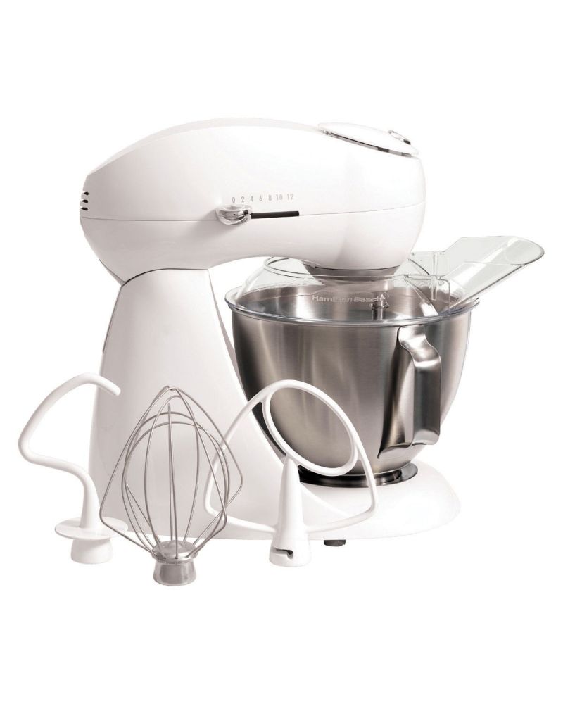 Hamilton Beach® Eclectrics® White All-Metal Stand Mixer 2 Hamilton Beach® Eclectrics® White All-Metal Stand Mixer 2