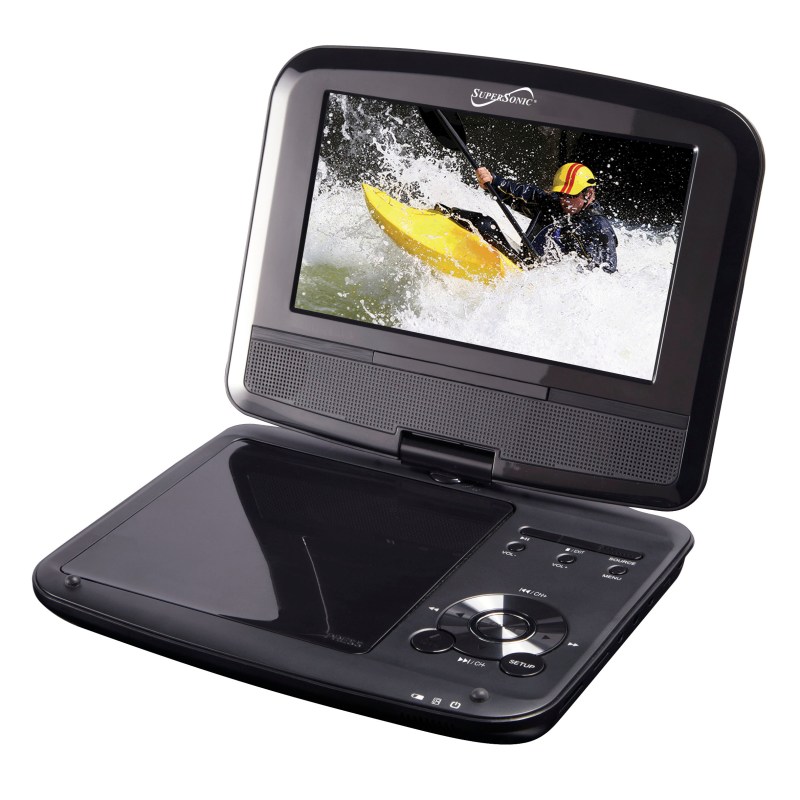 Supersonic® 7" Portable DVD Player w/TV Tuner 1 Supersonic® 7" Portable DVD Player w/TV Tuner 1
