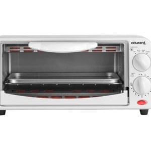 Courant White Compact Toaster Oven 1 Courant White Compact Toaster Oven 1