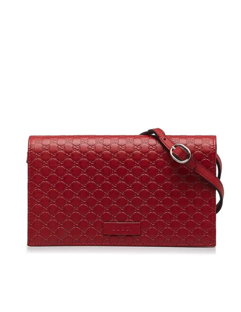 Gucci Microguccissma Wallet Crossbody Bag 2 Gucci Microguccissma Wallet Crossbody Bag 2