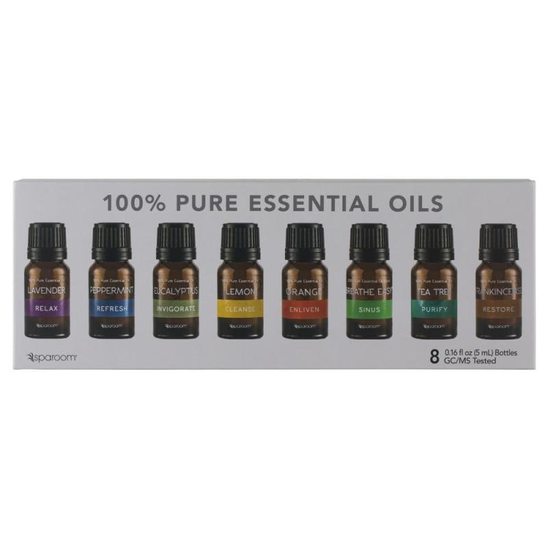 SpaRoom Pure Essential Oils 5Ml 8-Pack 2 SpaRoom Pure Essential Oils 5Ml 8-Pack 2