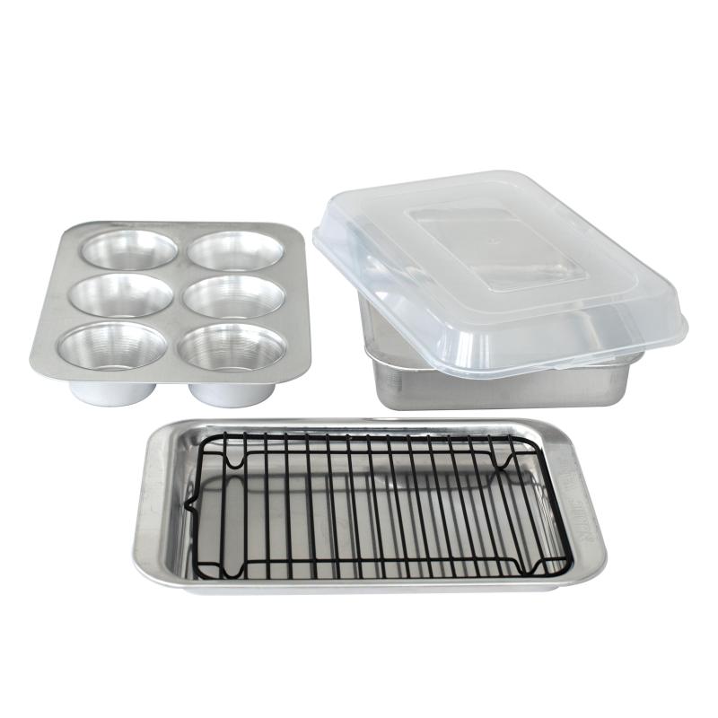 Nordic Ware Naturals Compact Ovenware 5-Piece Bakeware Set 2 Nordic Ware Naturals Compact Ovenware 5-Piece Bakeware Set 2