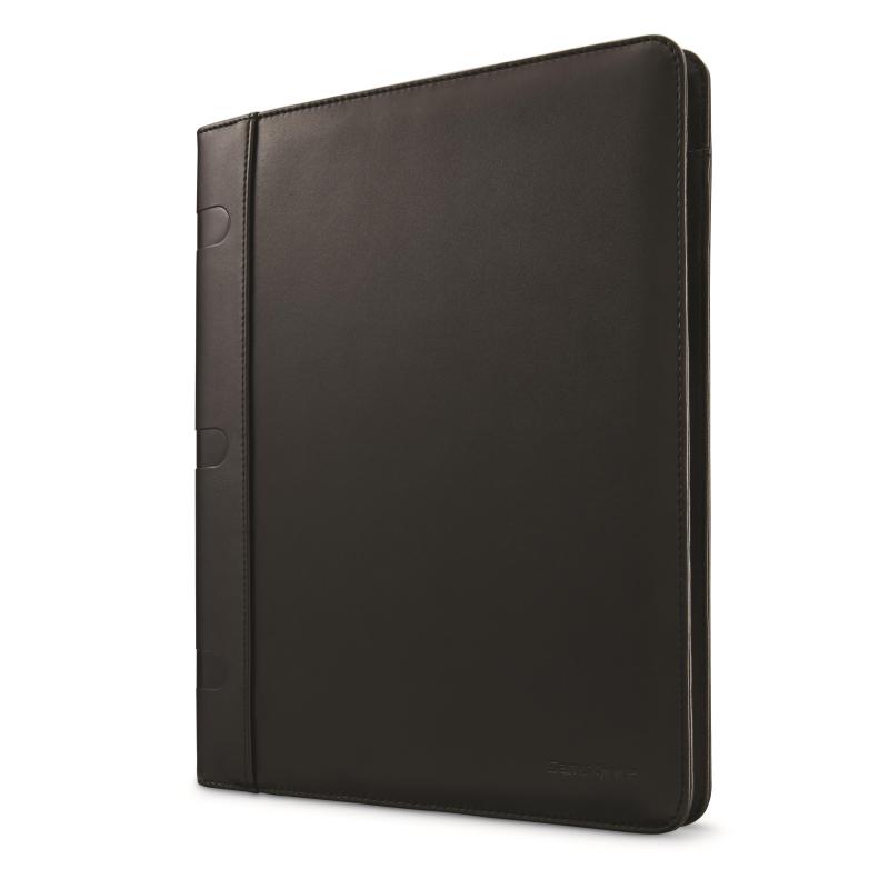 Samsonite Leather Bus Accs Portfolio - Black 2 Samsonite Leather Bus Accs Portfolio - Black 2