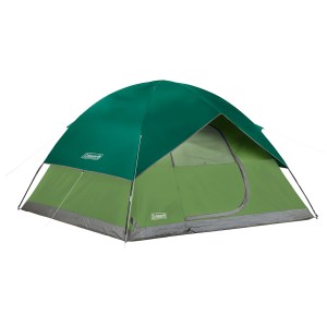 Coleman Sundome 6-Person Camping Tent Spruce Green 2 Coleman Sundome 6-Person Camping Tent Spruce Green 2