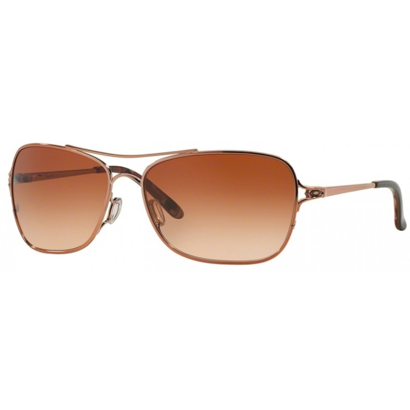 Oakley® Conquest Rose Sunglasses - Rose Gold/Brown Mos w/ VR50 Brown Graduated Lens 1 Oakley® Conquest Rose Sunglasses - Rose Gold/Brown Mos w/ VR50 Brown Graduated Lens 1