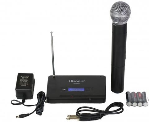 HisonicĀ® VHF Wireless Handheld Microphone w/Long Range 1 HisonicĀ® VHF Wireless Handheld Microphone w/Long Range 1