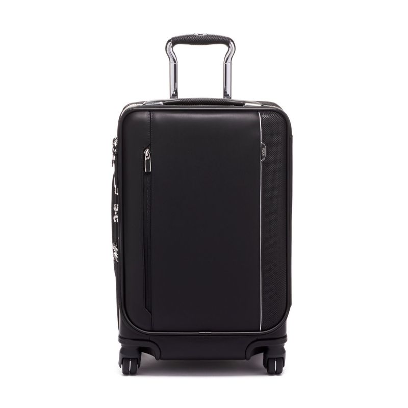 TUMI™ Arrive International Dual Access 4 Wheeled Leather Carry-On Bag 2 TUMI™ Arrive International Dual Access 4 Wheeled Leather Carry-On Bag 2
