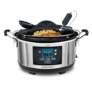 Hamilton Beach® Set & Forget® 6 Qt. Programmable Slow Cooker w/Clip-On Spoon 2 Hamilton Beach® Set & Forget® 6 Qt. Programmable Slow Cooker w/Clip-On Spoon 2