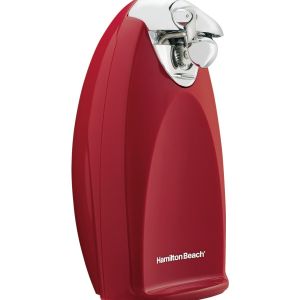 Hamilton Beach® Classic Chrome Red Heavyweight Can Opener 2 Hamilton Beach® Classic Chrome Red Heavyweight Can Opener 2