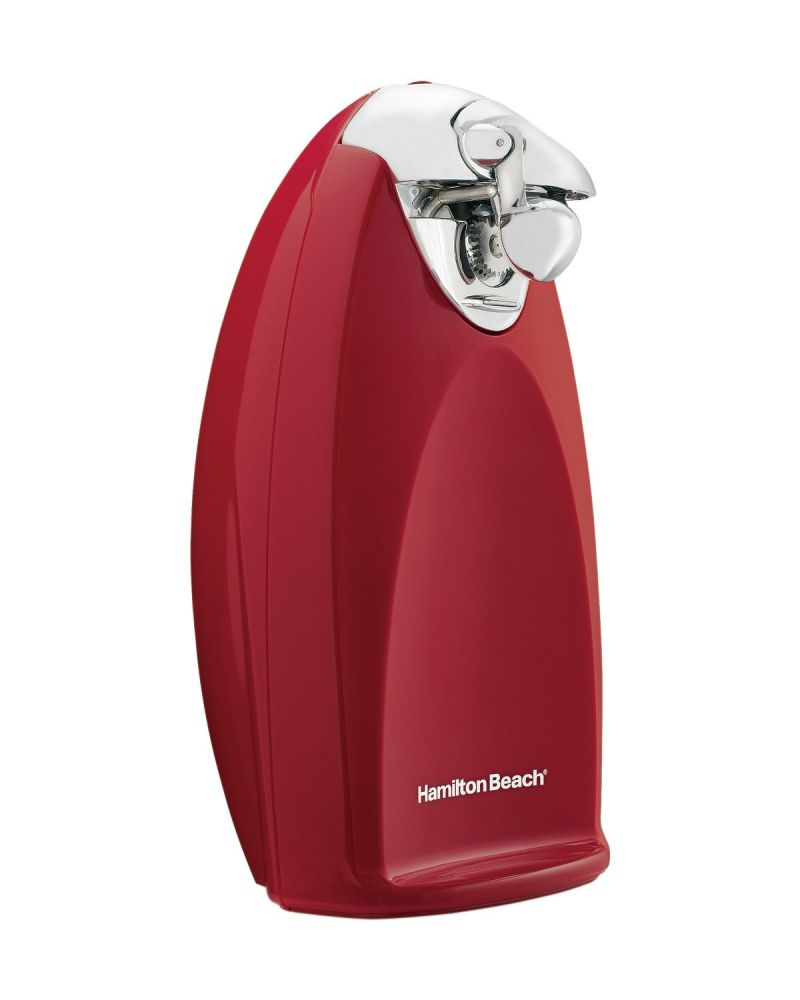 Hamilton Beach® Classic Chrome Red Heavyweight Can Opener 2 Hamilton Beach® Classic Chrome Red Heavyweight Can Opener 2