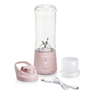 Hamilton Beach Blend Now Portable Cordless Blender, Usb Rechargeable, 16 Oz. Jar With Travel Lid, Ro 2 Hamilton Beach Blend Now Portable Cordless Blender, Usb Rechargeable, 16 Oz. Jar With Travel Lid, Ro 2