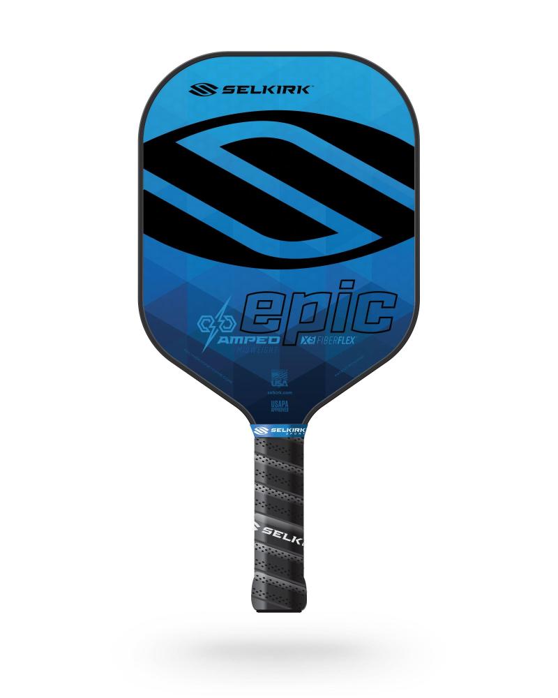 Selkirk Amped Epic Midweight Sapphire Blue Pickleball Paddle 2 Selkirk Amped Epic Midweight Sapphire Blue Pickleball Paddle 2