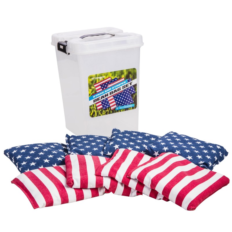 Escalade Sports Triumph Sports - Patriotic Bean Bags W/ Tub Container 2 Escalade Sports Triumph Sports - Patriotic Bean Bags W/ Tub Container 2