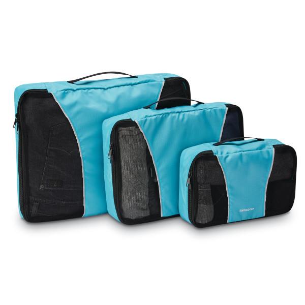 Samsonite® 3Pc Packing Cube Set - Blue 2 Samsonite® 3Pc Packing Cube Set - Blue 2
