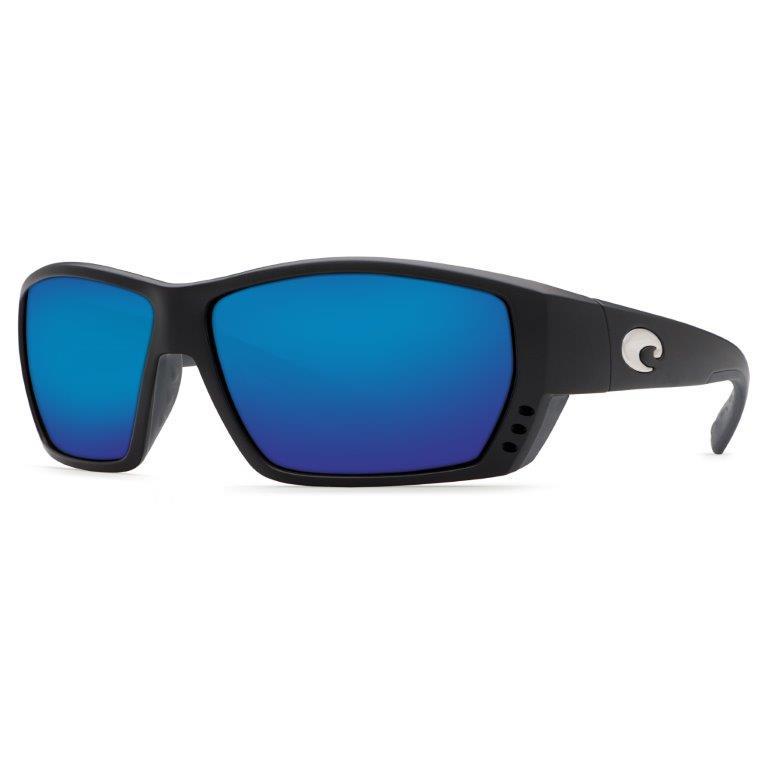 Costa Del Mar Tuna Alley Sunglasses - (Frame) Matte Black; (Lens) Blue Mirror 580G 2 Costa Del Mar Tuna Alley Sunglasses - (Frame) Matte Black; (Lens) Blue Mirror 580G 2